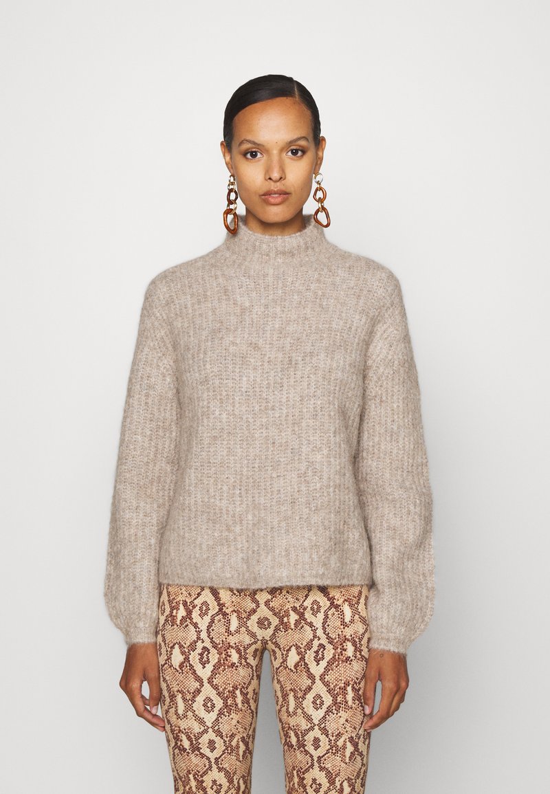 Bruuns Bazaar SYRINGABBRIKA KNIT - Camisola - roasted grey melange