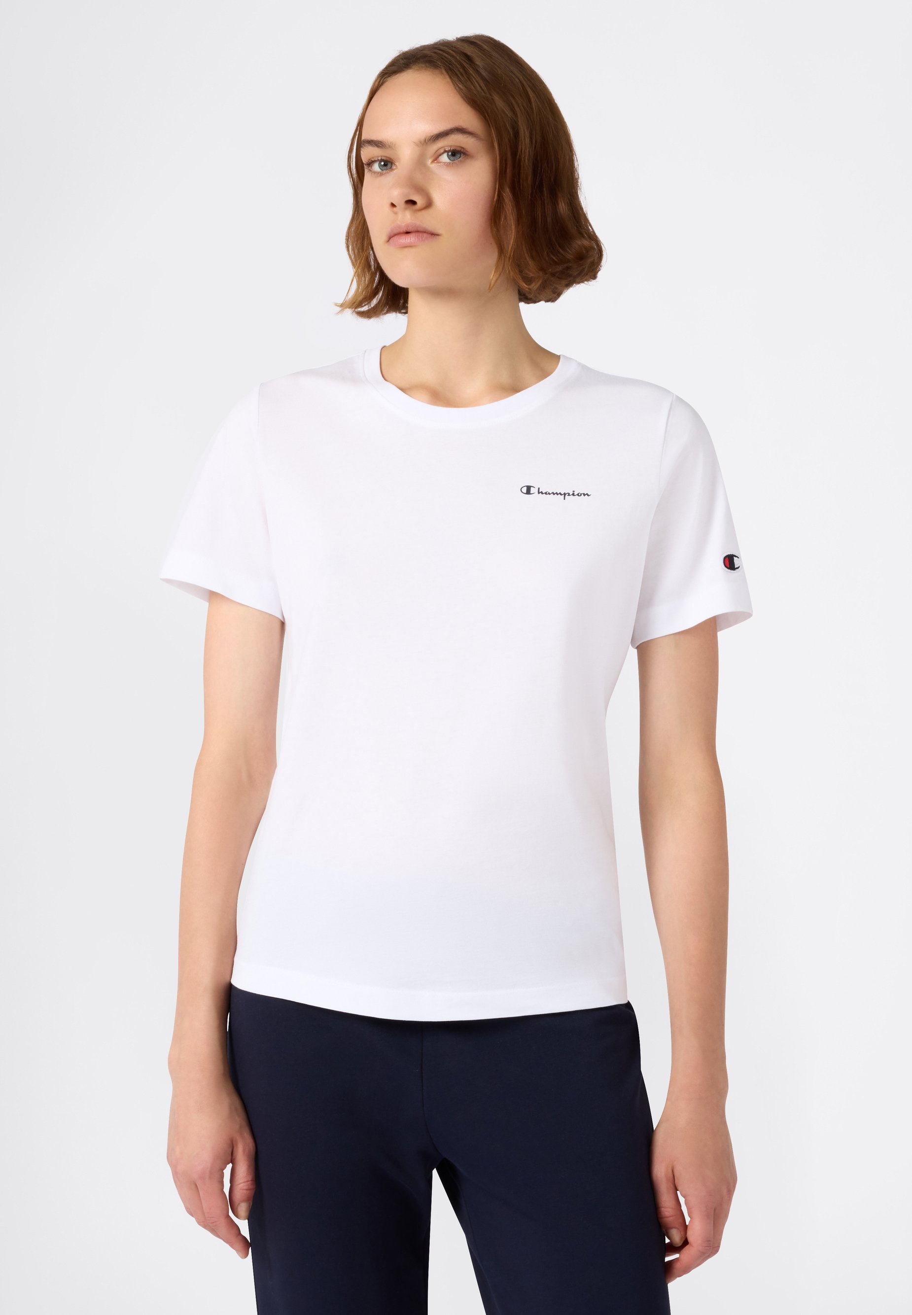 Champion ICONS CONTRAST Basic T-shirt white Zalando