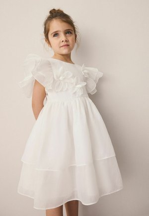 REGULAR FIT - PETAL FLOWER - Kokteilikleit/peokleit - ivory