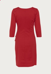 INDIA V-NECK - Etui-jurk - haute red