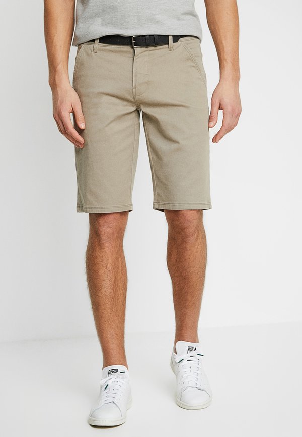 CLASSIC CHINO BELT - Shorts - dark sand