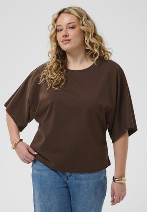 Kaffe Curve, KCSTORMI - T-shirt basique - coffee bean