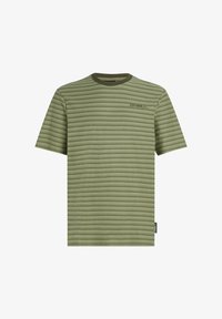 Unselected, green cali tee stripe
