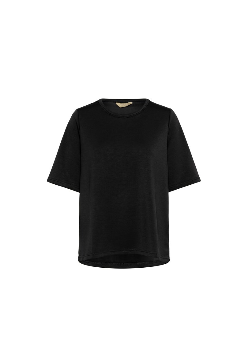 culture T-shirt basic zwart