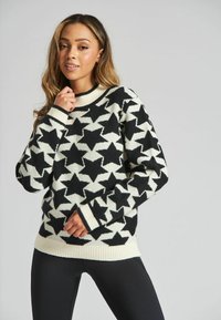 STAR KNITTED SKI - Maglione - black