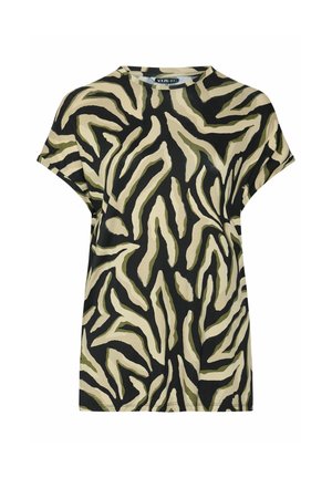 Yours Clothing, PLUS SIZE CASUAL TOPS - Camiseta estampada - black