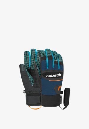 Reusch FINGER DRAGON - Gloves - dress blue orange popsicl