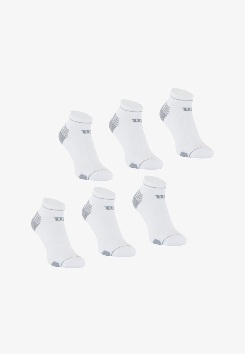 Wilson 6 PACK - Chaussettes - blanc gris