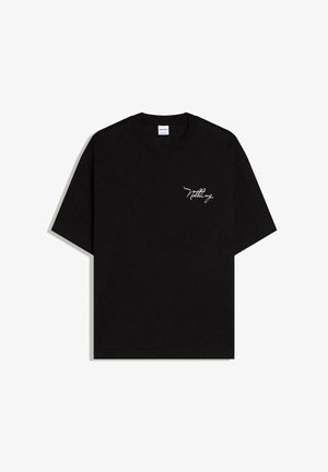 Nyomott mintás póló - black