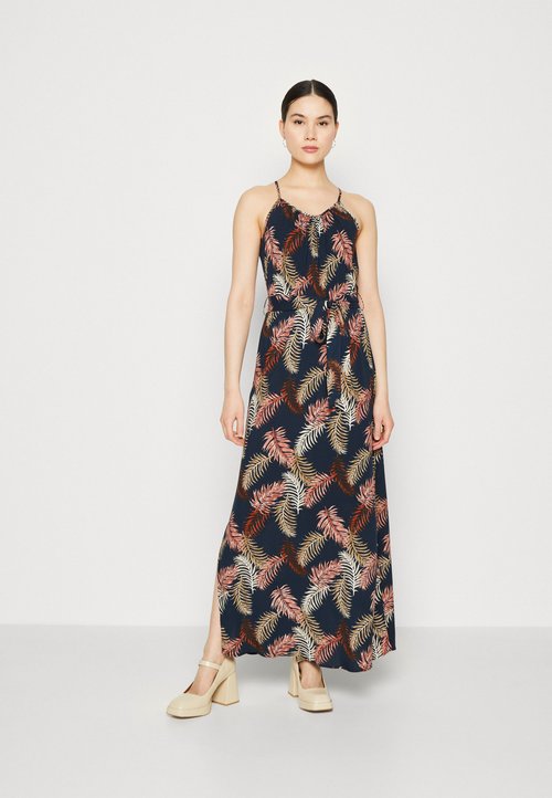 Robe Longue Noire Taille 38 - Marque MD0, Coupe Droite, Occasion En Très Bon état
