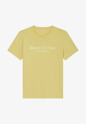 Print T-shirt - mustard yellow