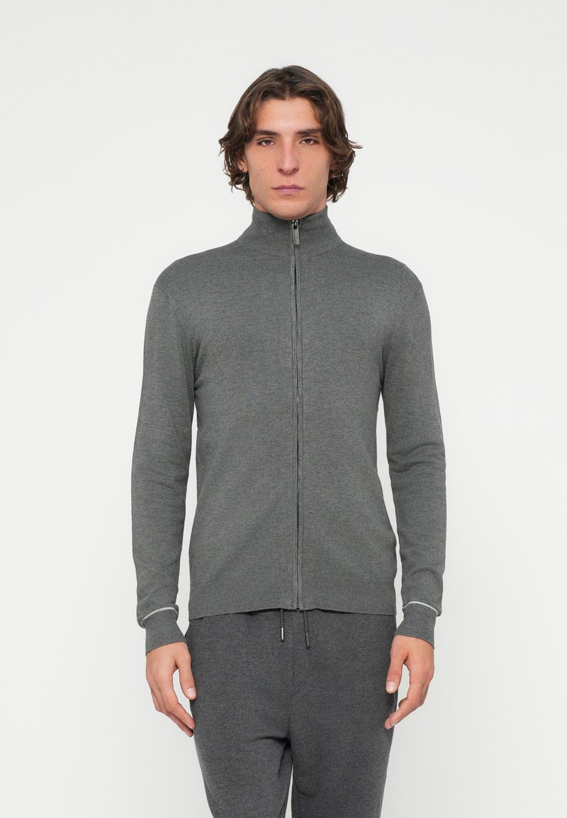 Mexx Sweater met rits donkergrijs