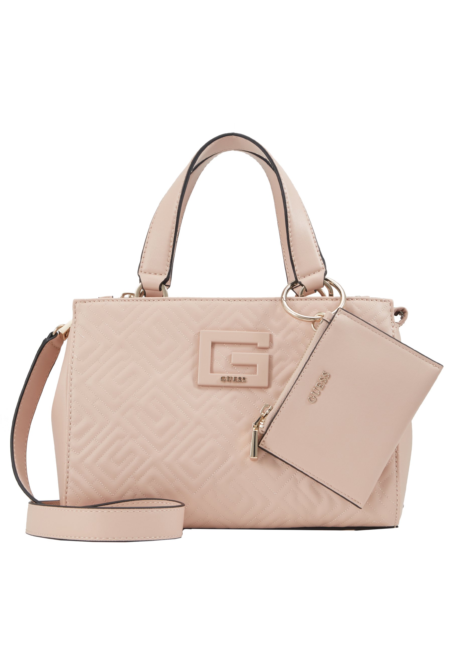 Guess JANAY SMALL SOCIETY SATCHEL SET Håndveske rosewood Guess JANAY SMALL SOCIETY SATCHEL SET Håndveske rosewood