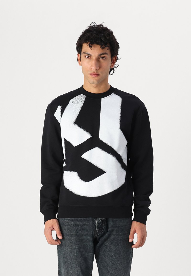 Karl Lagerfeld - Karl Silhouette Logo Print Sweatshirt- Black main image 0