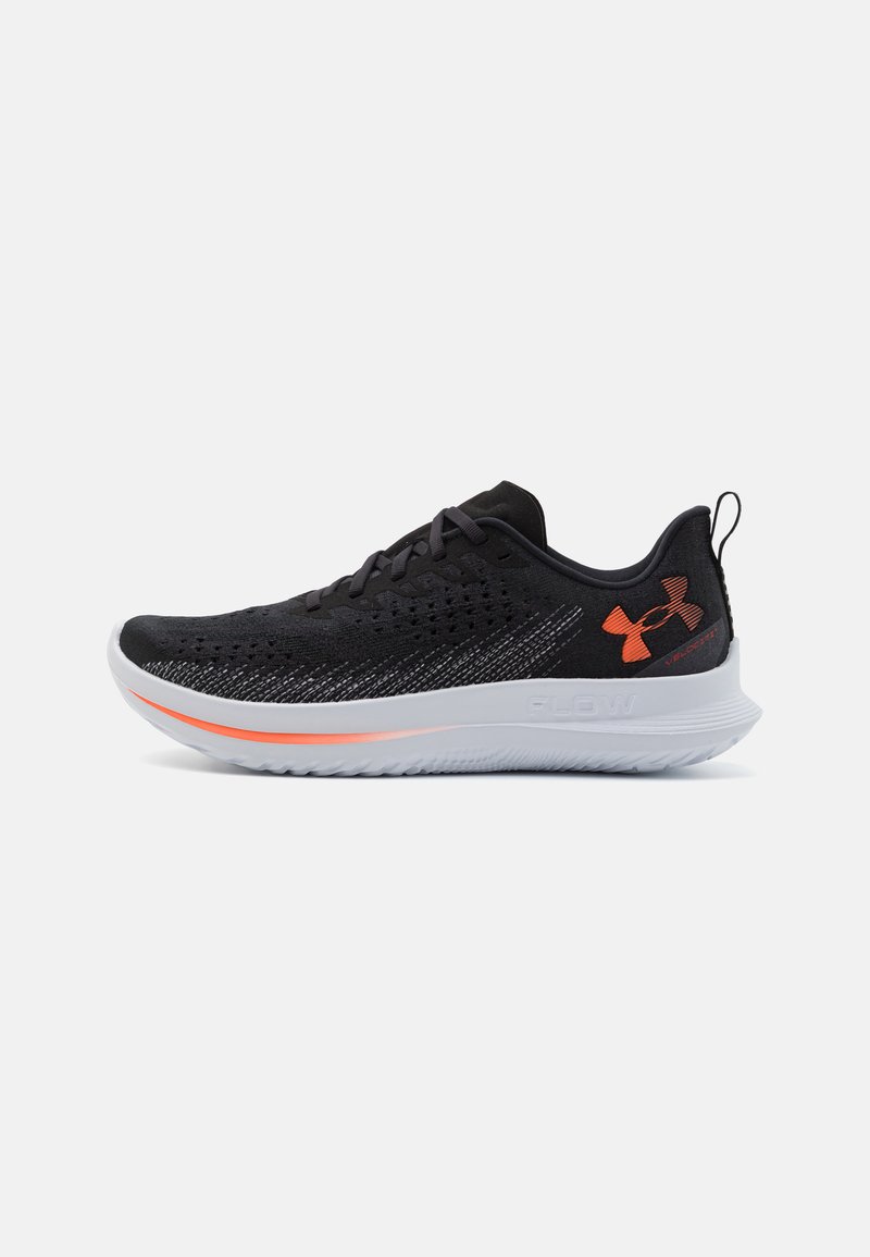 Under Armour VELOCITI 4 SE - Løpesko for vei - black/anthracite/ares red