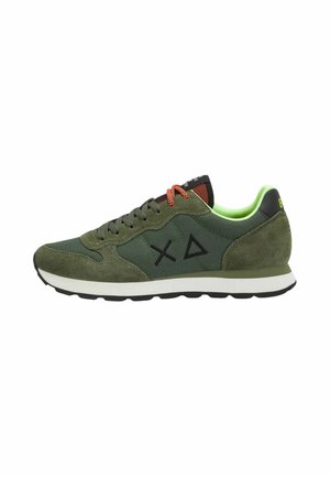 Sun68, SNEAKERS UOMO TOM FLUO MILITARE - Sneakers laag - verde militare