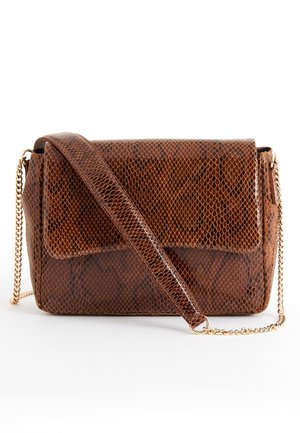 CON MOTIVO ANIMALIER - Schoudertas - marrone animalier