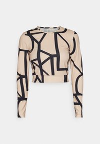 ONLKIM - T-shirt à manches longues - beige/black