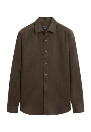 Massimo Dutti, Chemise - mottled dark brown