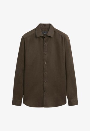 Massimo Dutti, Chemise - mottled dark brown