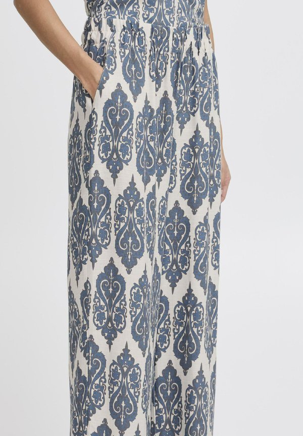 BYBXHIMEKO - Trousers - marshmallow mix2