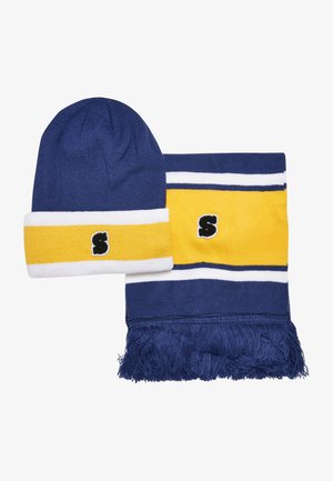 Urban Classics, COLLEGE TEAM PACKAGE SET - Sjal / Tørklæder - spaceblue californiayellow wht