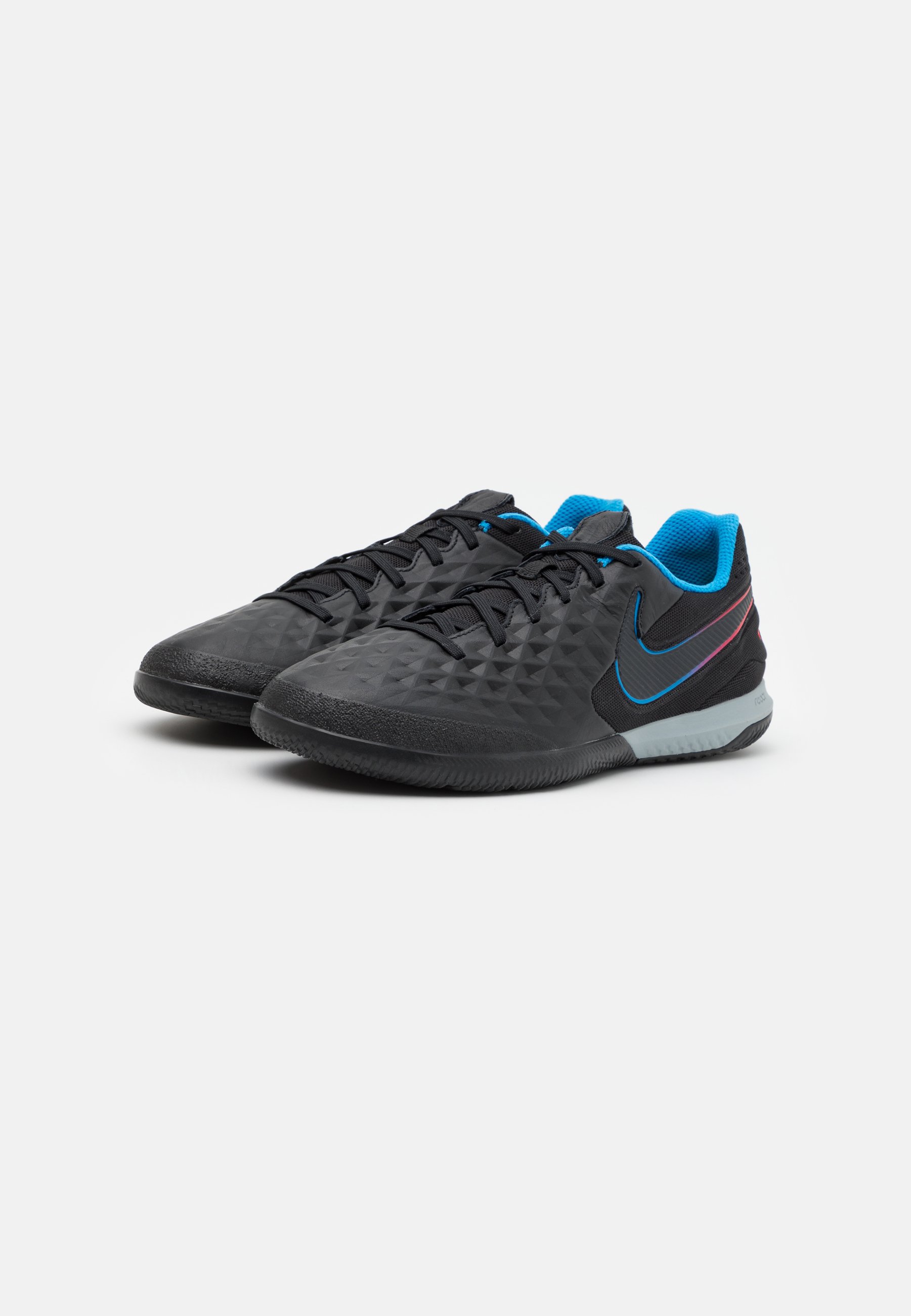 Nike Performance REACT TIEMPO LEGEND 8 PRO IC - Fußballschuh Halle -  black/siren red/light photo blue/schwarz - Zalando.ch