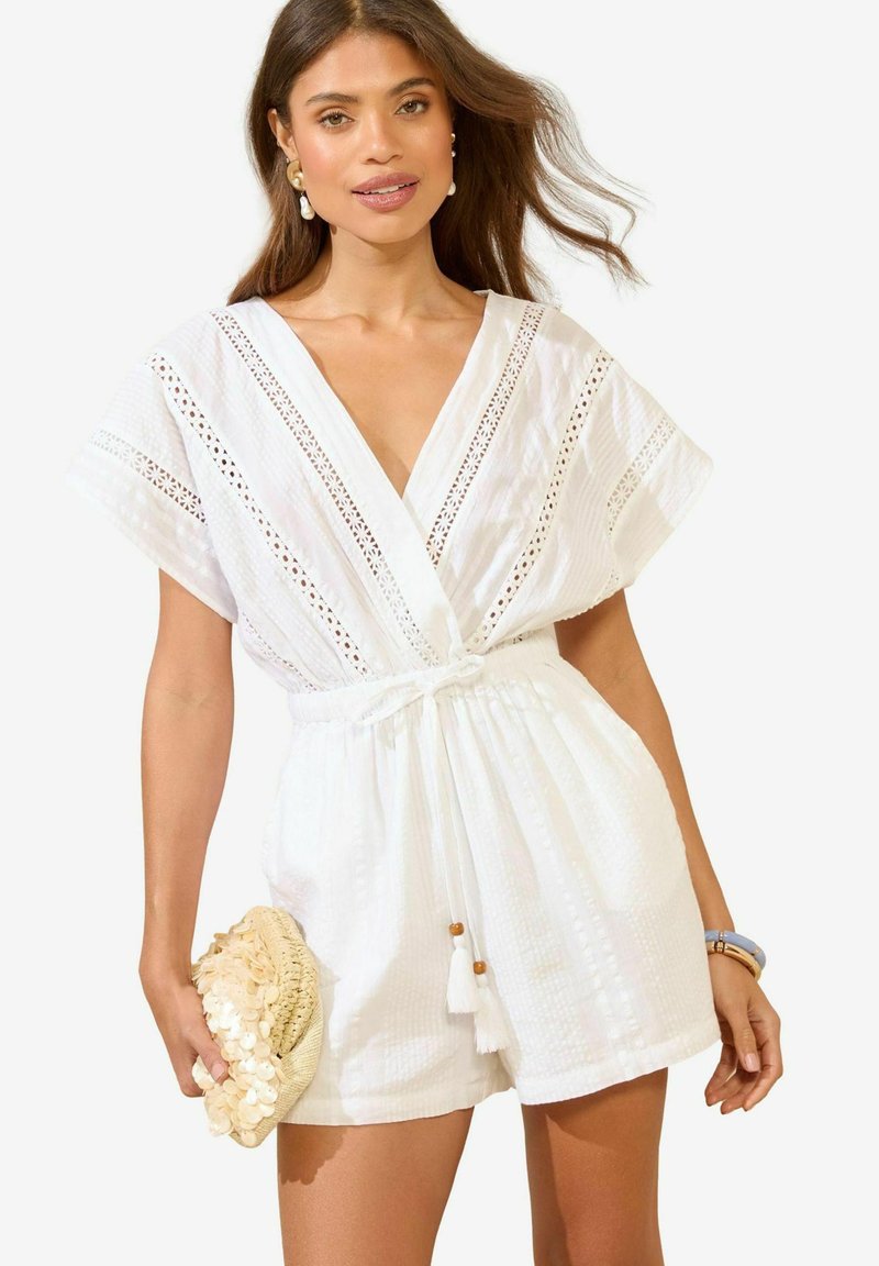 Lipsy - Jumpsuit - white, Enlarge