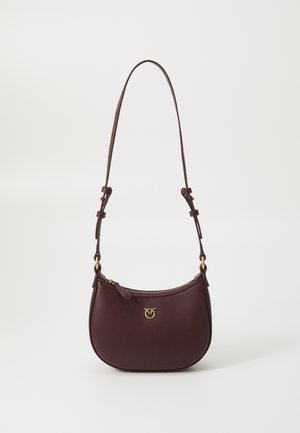 Pinko HALF MOON BABY - Handbag - catawba grape/antique gold