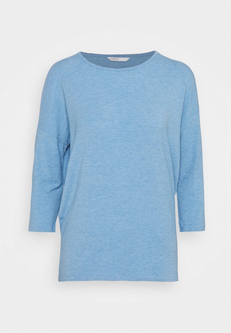 Only Longsleeve lichtblauw gemêleerd Only Longsleeve lichtblauw gemêleerd