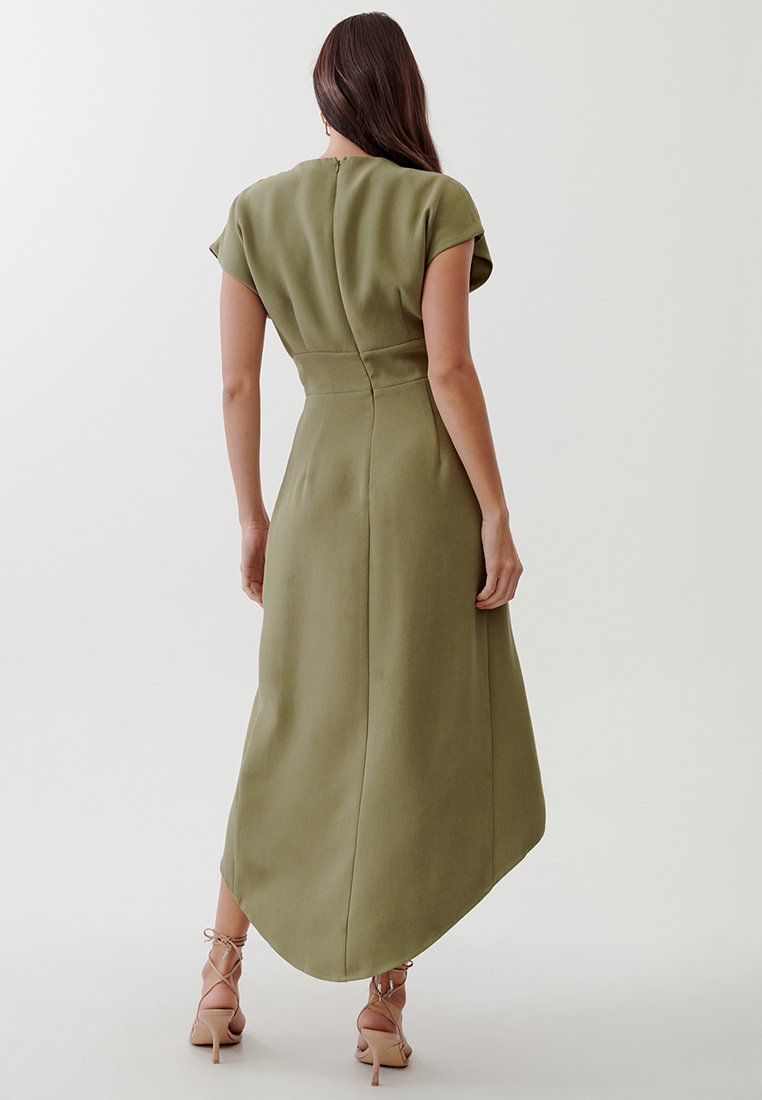 TUSSAH SELENA - Maxi dress - khaki/dark green - Zalando TUSSAH SELENA - Maxi dress - khaki/dark green - Zalando
