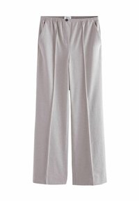 BRUSHED ELASTICATED WIDE PETITE - Broek - grey