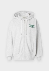 Legging-Friendly Logo Full-Zip Hoodie - Φούτερ με φερμουάρ - grey