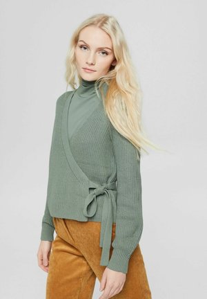 Cardigan - dusty green