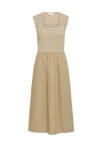 SIMONE PHOEBE STRIPED - Robe longue - travertine