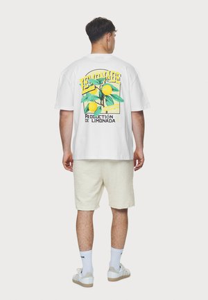 Pegador KORT TEE - T-Shirt print - white
