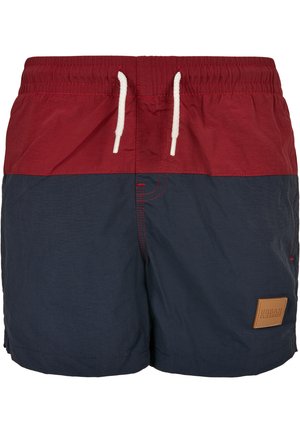 Shorts - navy burgundy