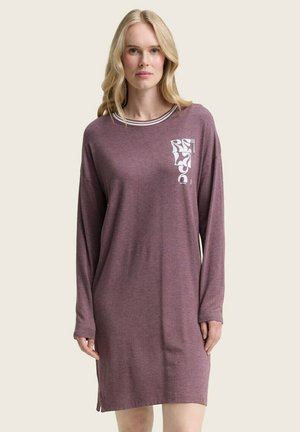 OPTIK - Camicia da notte - purple medium melange