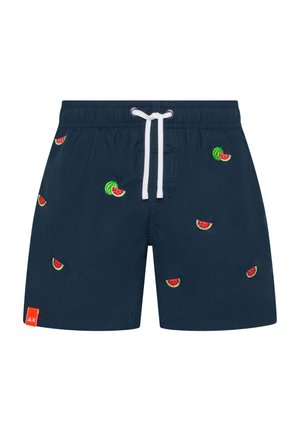 Sun68, SMALL EMBROIDERY - Shorts da mare - navy blue