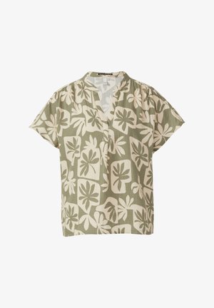 QS, Blouse - salbeigrün