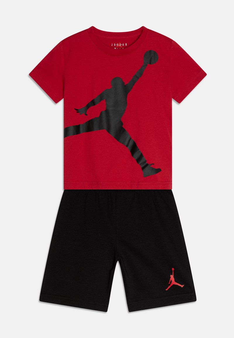Jordan JUMBO JUMPMAN SHORT SET UNISEX Tshirt print black/zwart