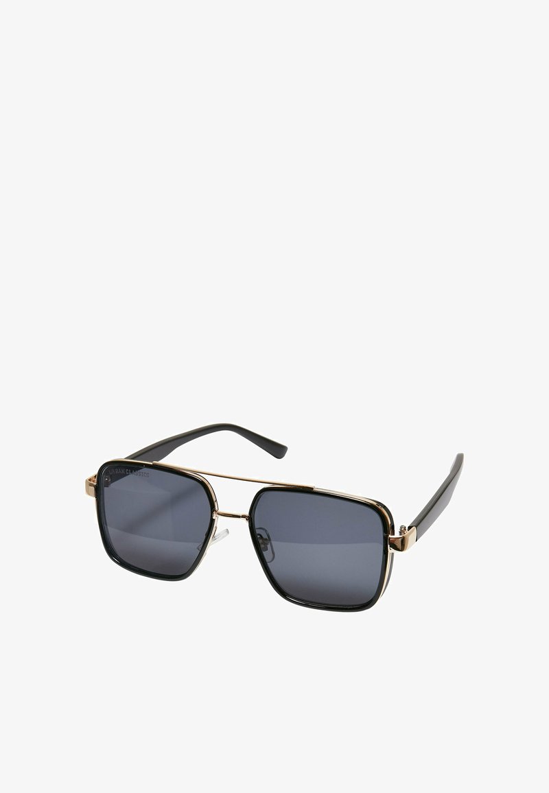 Urban Classics UNISEX CHICAGO - Sunglasses - black gold