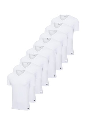 8 ER PACK - Unterhemd/-shirt - white