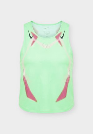 Nike Performance, CROP TANK - Débardeur - illusion green/black