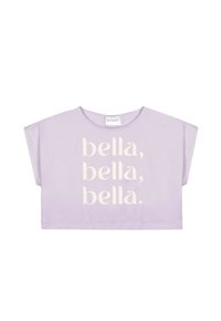 MIPOUNET CROP BELLA - Camiseta estampada - lavander