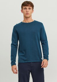 Jack & Jones JJELEO CREW NECK - Maglione - sailor blue