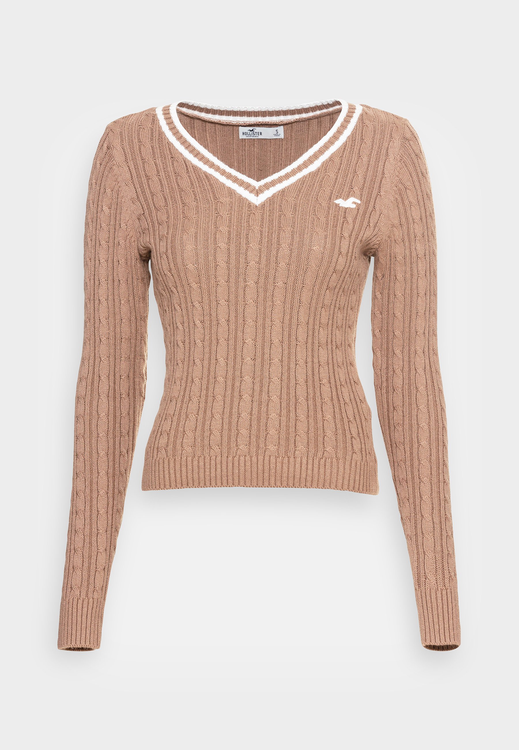 Hollister Co. ICON CABLE V NECK 