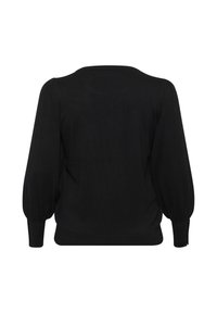 Kaffe Curve Striktrøje - mottled black