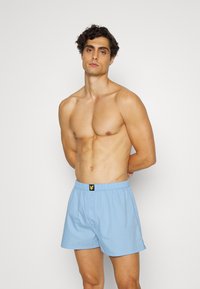 Lyle & Scott DARWIN 3 PACK - Cuecas boxer - chambray blue/vallarta blue
