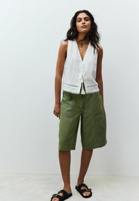 Next Denimshorts - khaki green